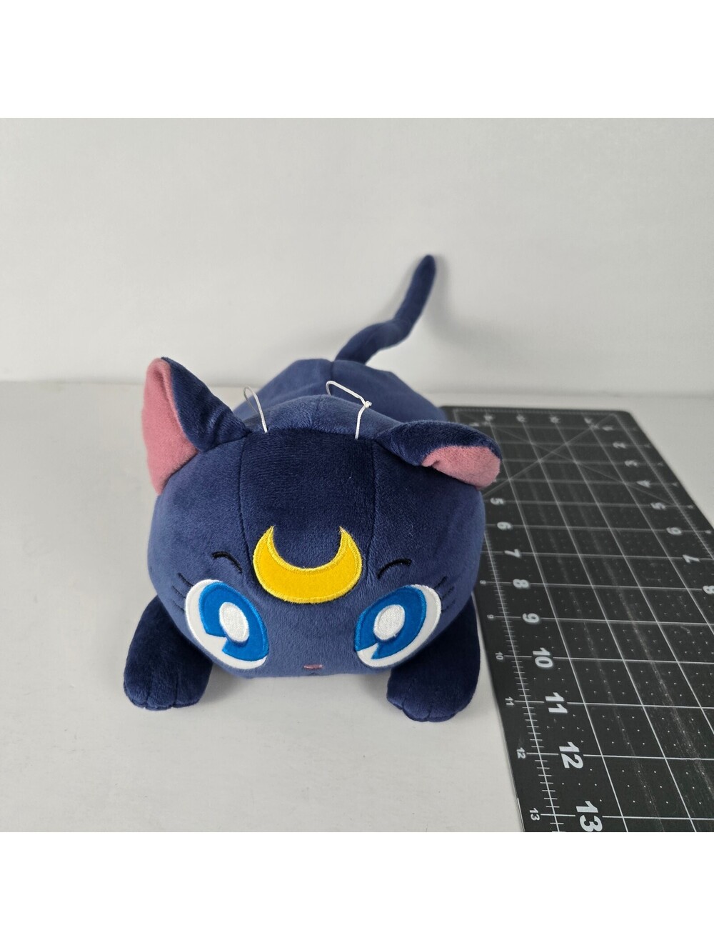 Banpresto Sailor Moon Luna Plush Blue Cat Stuffed Animal Soft Toy